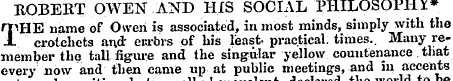 ROBERT OWEN AND HIS SOCIAL PHILOSOPHY* m...