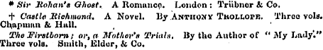 * Sir JtoJian'a Ghost. A Romuncp. London...