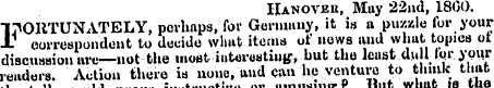 Hanover, May 22nd, 1800. 1 FORTUNATELY, ...