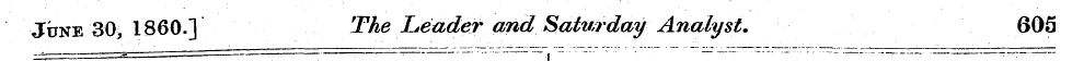 June 30, I860.] The Leader and Satmday A...
