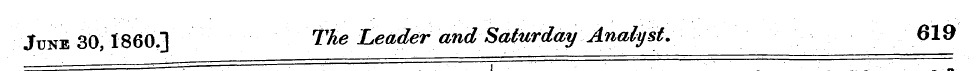 June 30, I860.] The Leader and Saturday ...