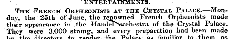 ENTERTAINMENTS. The Fbekch Okfheonists a...