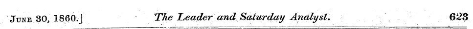 June 30, 1860.J The Leader and Saturday ...