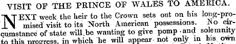 VISIT OF THE PRINCE OF WALES TO AMEKIGA....