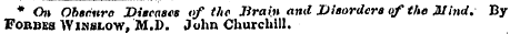 * On Obscure Diseases of the lira in and...