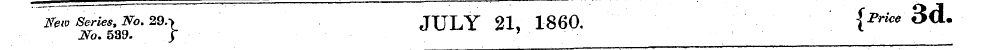 Neto Series, No. 29.> JULY 21, 1860. {Pr...