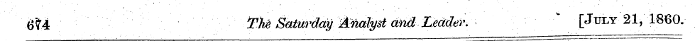 6?4 The Saturday Analyst and Leader. v [...