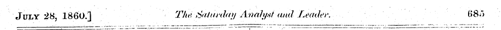 July 28, I860.] The Saturday Analyst and...