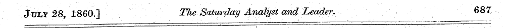 Jiily 28, I860.] The Saturday Analyst an...
