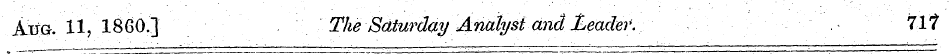 Aira 11, I860.] The Saturday Analyst and...