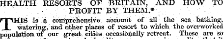 HEALTH RESORTS OF BRITAIN, AND HOW TO PR...