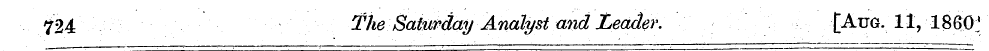 724 The Saturday Analyst and Leader. [Au...