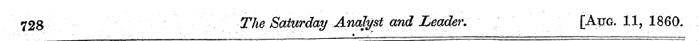 728 The Saturday Analyst and Leader. [Ai...