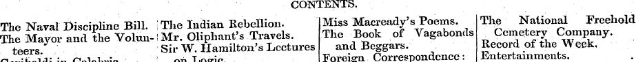 CONTENTS. The Naval Discipline Bill, j T...