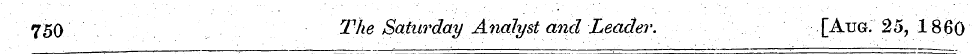 750 The Saturday Analyst and Leader. [Au...