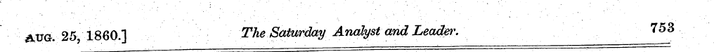 AUG 25 I860.] The Saturday Analyst and L...