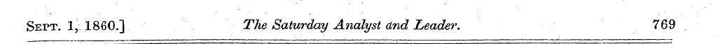 Sept. 1, I860.] The Saturday Analyst and...