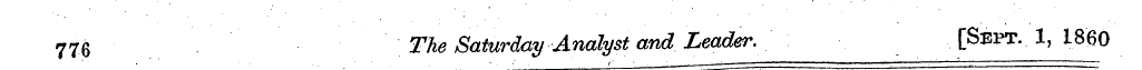 776 The Saturday Analyst and Leader. , [...