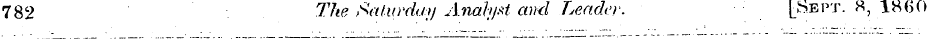 782 The Saturday Analyst and Leader. [Se...