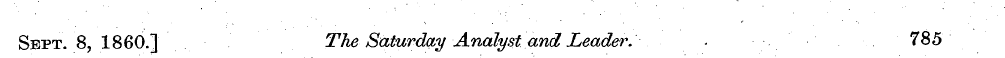 Sept. 8, I860.] The Saturday Analyst and...