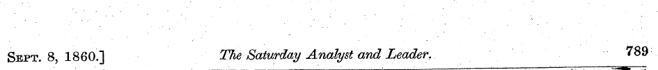 Sept. 8, I860] The Saturday Analyst and ...