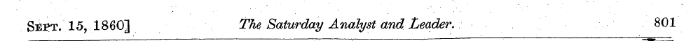 SiiPT. 15, I860] The Saturday Analyst an...