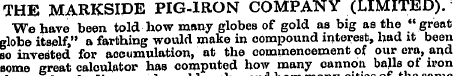 THE MARKSIDE PIG-IRON COMPANY (LIMITED)....