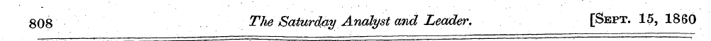 808 The Saturday Analyst and Leader. [Se...