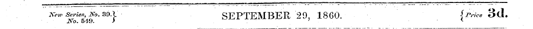 New Series, No. 39.1 SEPTEMBER 29, 1860....