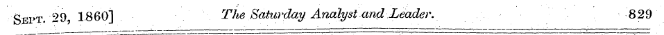 Sept. 29 1860] The Saturday Analyst and ...