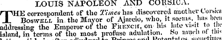 LOUIS NAPOLEON AND COBSI0A. T HE corresp...