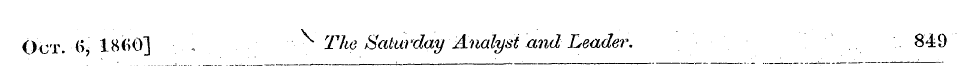 Oct. ¦(> • 18 GO] •., The Saturday Analy...