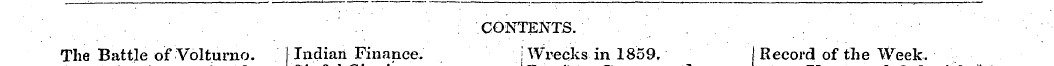 . ' . . .. : CONTENTS. ' ¦ _ . . . ' The...