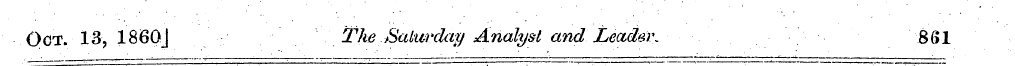 Oct. 13, 186QJ The Saturday Analyst and ...