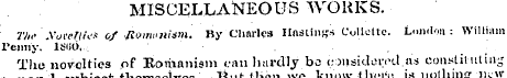 MISCELLANEOUS WORKS. Tin' ' yoceT(u-s> o...