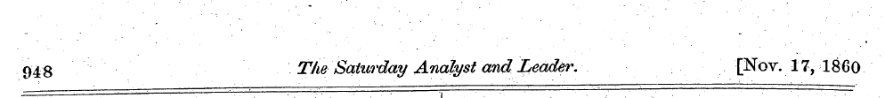948 The^Saturday Analyst and Leader. [No...