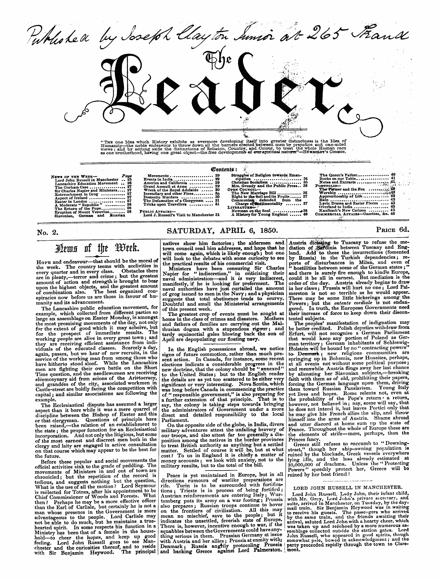 Leader (1850-1860)