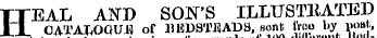 TTEAL AND SON'S ILLUSTEATBD X"JL OATALOQUM of BEDSTEADSBOnt IVao by pout, of 100 djlloront 1J