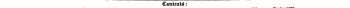 Contents: