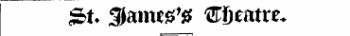 §bt. Slainc*'* Cfieatre*