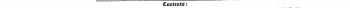 Contents: