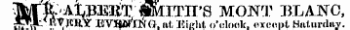 Mit'AiBEET Smith's mowt elanc, *TJ. - . &lt; .RVJCHY ISVJjariNQat Eight o'clockoxe.ipt Saturday. 1