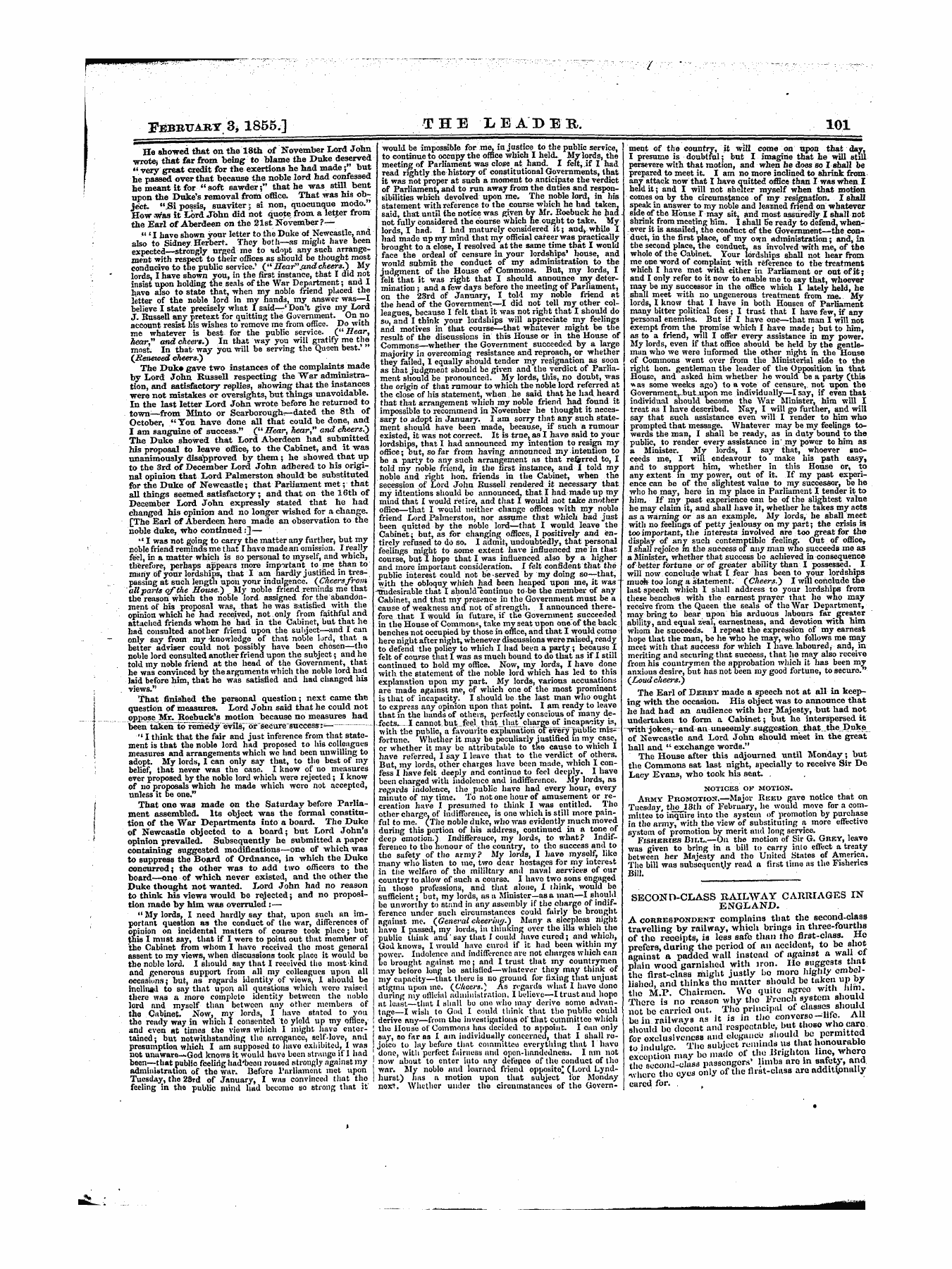 Leader (1850-1860): jS F Y, 1st edition - Untitled Article