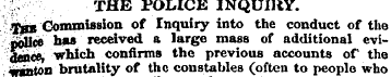4 THE POLICE INQUIRY. JftlB Commission o...