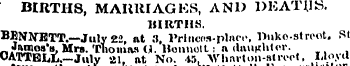 BIRTHS, MAKUIAGKS, AND DEATH fc>. MIRTHS...
