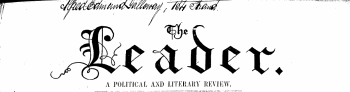 fflfp Wl " ^eA &oer. POLITICAL AND LITERARY REVIEW.