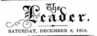 " rf"V*T&gt;l TK f\ &lt;&gt;^ M| •&gt; Ngpr* dlUA eil X g% V^ s-SZm *- jC ?W K 4- ? Qy& (°y * SATURDAY, DECEMBER 8, 1855. __„ —