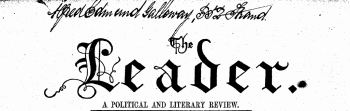 ^^&gt;J^S^* T r^T- " -. ^^ - , "¦ , - jHf^^L.V^ * *"-*-¦ f ¦ ' t ^r ¦ ¦ ¦ ¦ - ¦ . — ¦ .i - - ^T M . ' ..,-.- . ..•-.- . .. — ; * • ¦ . - . ' jm '¦ ¦¦ ¦" ' ' ' -,- - . - _ - . . „-: . - - .... . ¦• , ... . .. .¦'..- •,.-.. T"- , ¦'¦ •&gt;". oj ¦ ¦ "¦ '¦*&lt;;¦ /¦•". "-"¦ • -"* - ¦ ~ A POLITICAL AND LITERARY REVIEW.