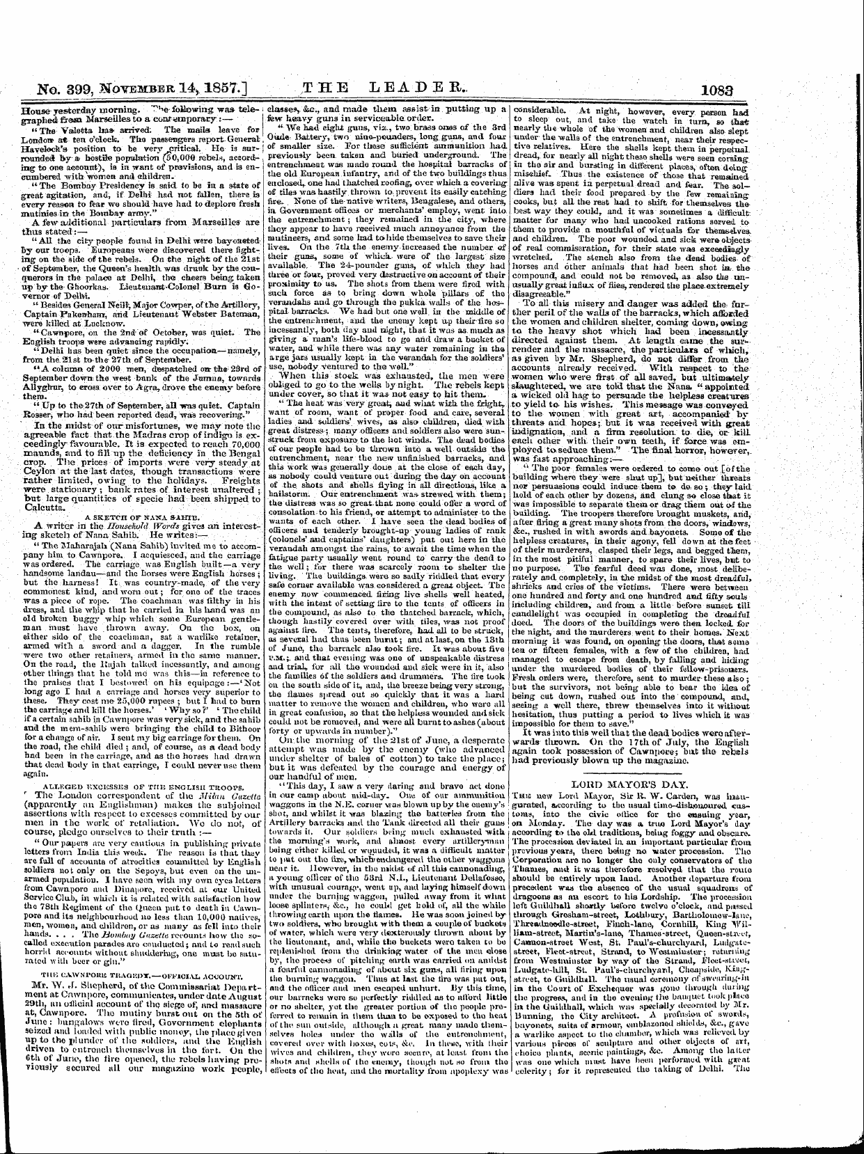 Leader (1850-1860): jS F Y, 1st edition - Untitled Article
