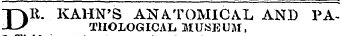 DR. KAHN'S ANATOMICAL AND PATHOLOGICAL museum,
